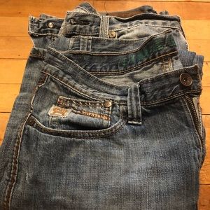 Men’s Ariat and Cinch Jeans